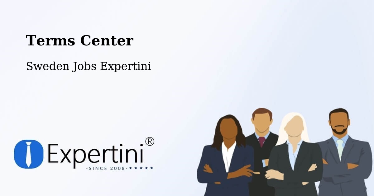 Terms of Service – Västerås - Sweden Jobs Expertini